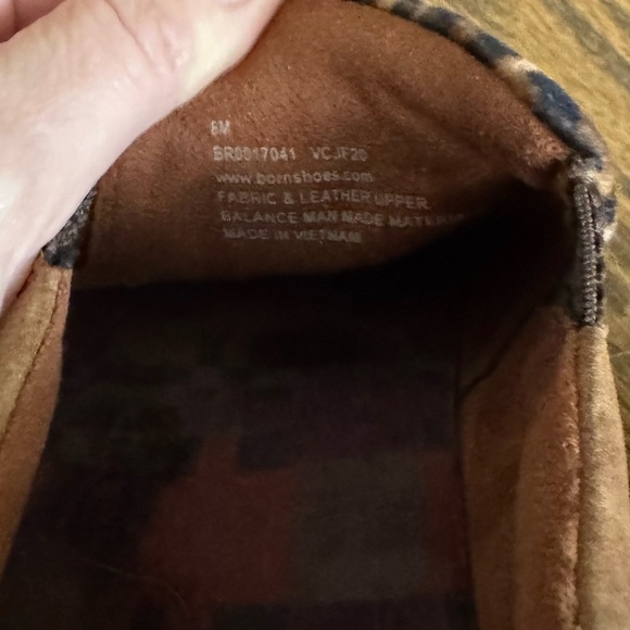 Born Leather Leopard Print Slip On Loafers Sneakers Women’s size 8 - Picture 11 of 12